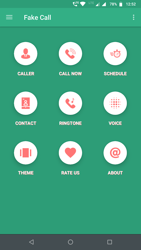 Fake call screen – Prank call screenshot
