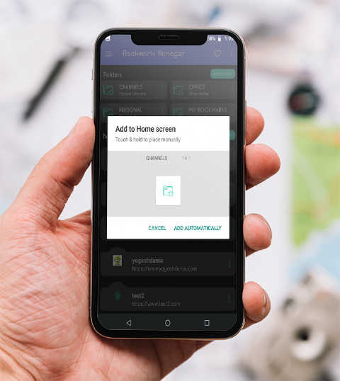 Bookmark Manager – URL manager screenshot