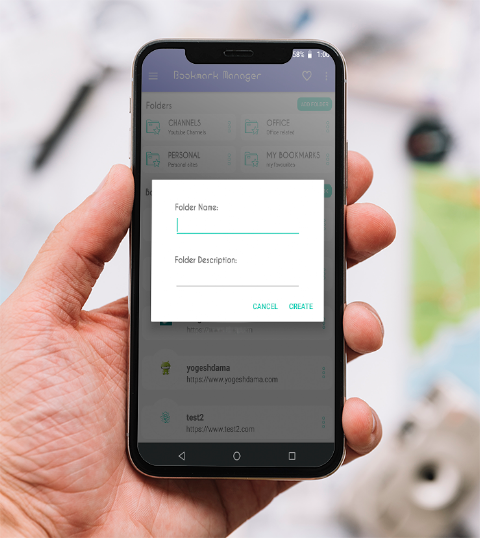 Bookmark Manager – URL manager screenshot