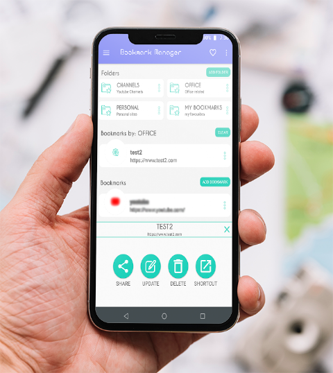 Bookmark Manager – URL manager screenshot