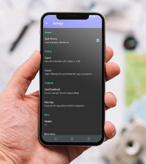 Bookmark Manager – URL manager screenshot