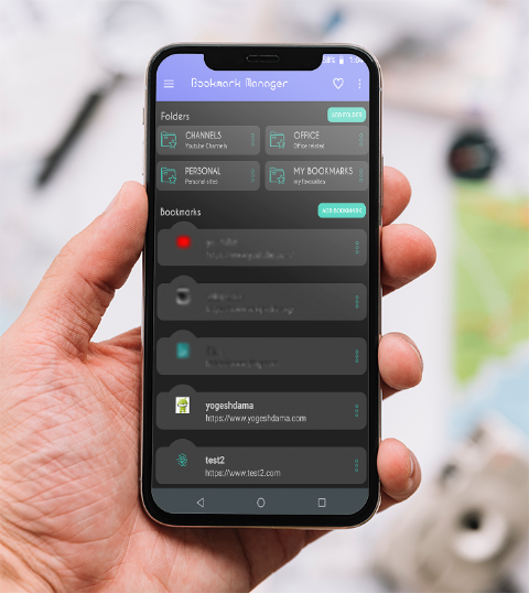 Bookmark Manager – URL manager screenshot
