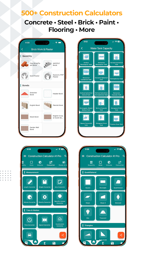 Construction Calculator A1 Pro screenshot