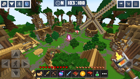 Planet Craft: Mine Block Craft screenshot