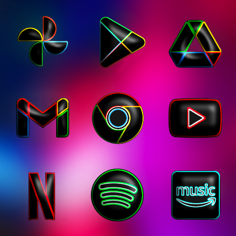Flixy 3D – Icon Pack screenshot