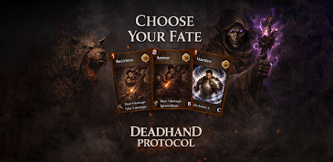 Deadhand Protocol: Card RPG screenshot