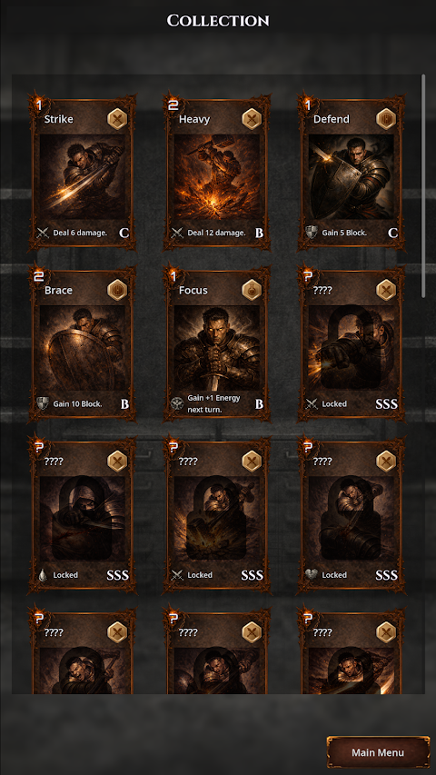 Deadhand Protocol: Card RPG screenshot