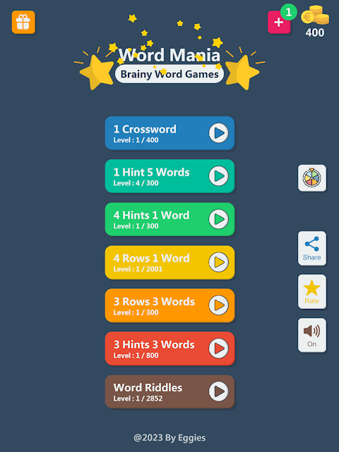 Word Mania – Brainy Word Games screenshot