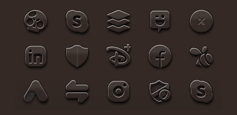 Embossed – Icon Pack screenshot