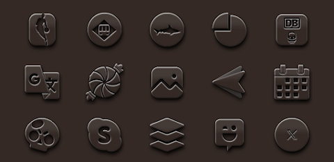 Embossed – Icon Pack screenshot