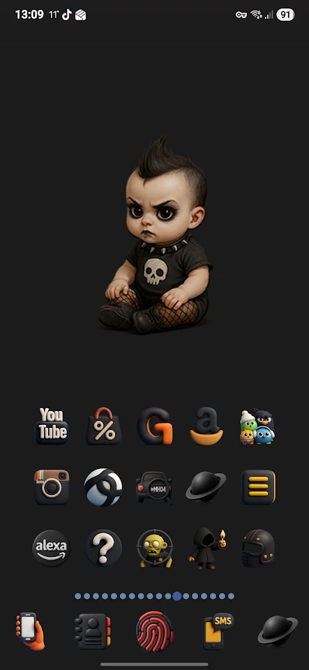 Funko Dark – Icon Pack screenshot
