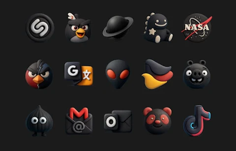 Funko Dark – Icon Pack screenshot
