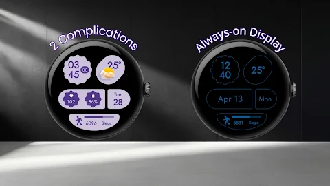 Material You Style Watch Face screenshot