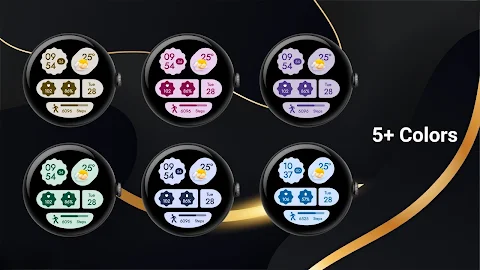 Material You Style Watch Face screenshot