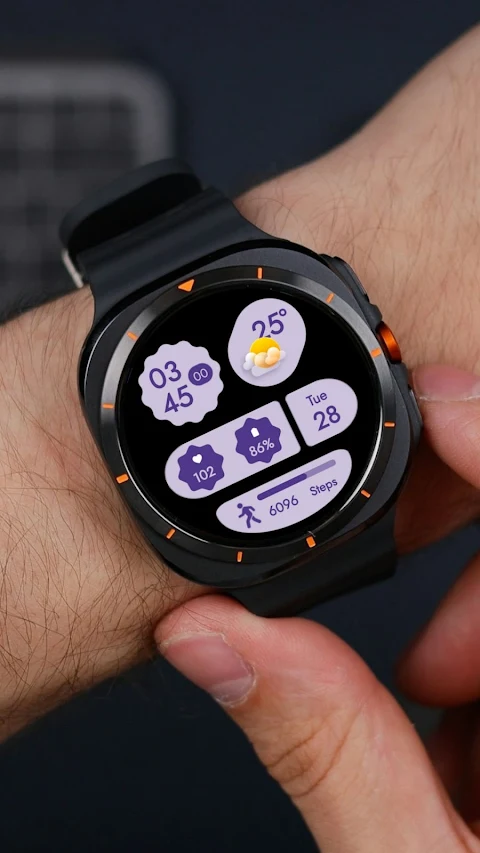 Material You Style Watch Face screenshot