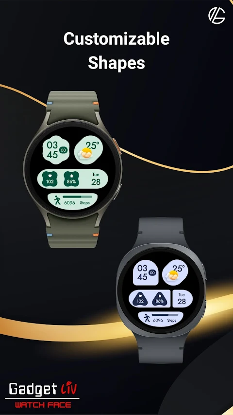 Material You Style Watch Face screenshot