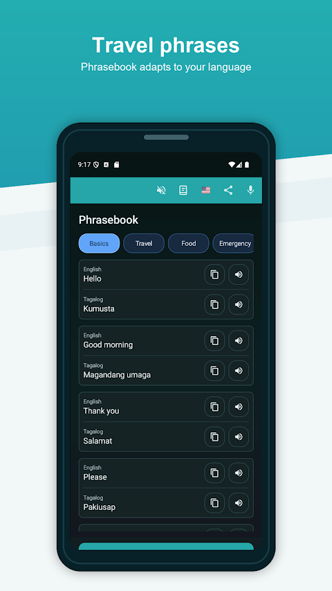 Tagalog English Translator Pro screenshot