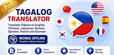 Tagalog English Translator Pro screenshot