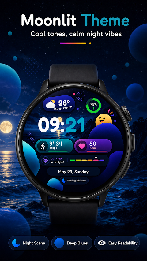 BubbleVerse Watch Face GTG4 screenshot