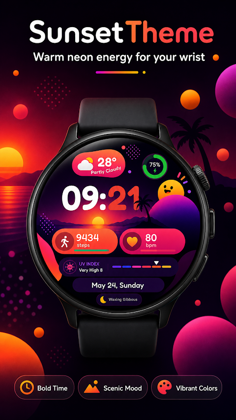 BubbleVerse Watch Face GTG4 screenshot