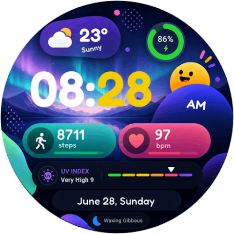 BubbleVerse Watch Face GTG4 screenshot