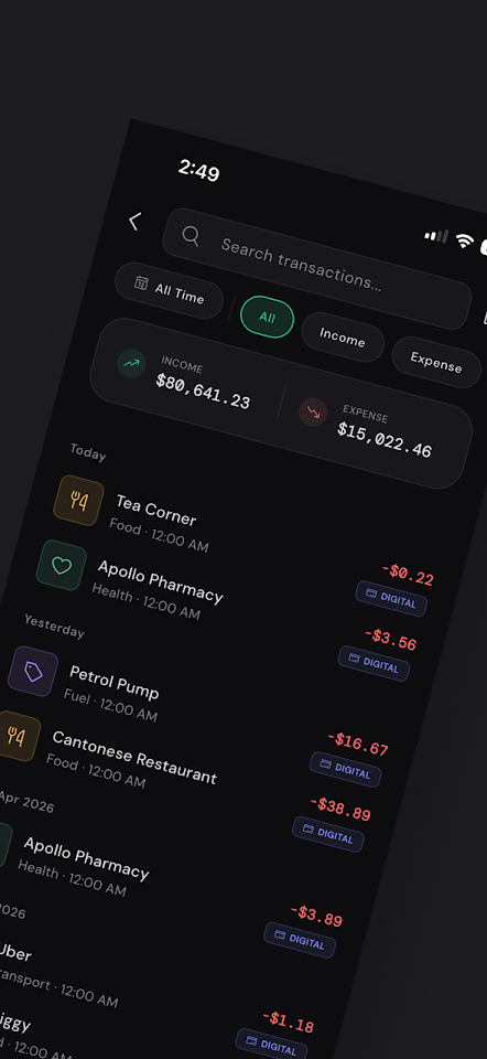 Pocket: Expense Tracker screenshot