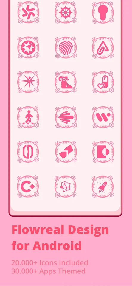 Floreal Rosa Icon Pack screenshot