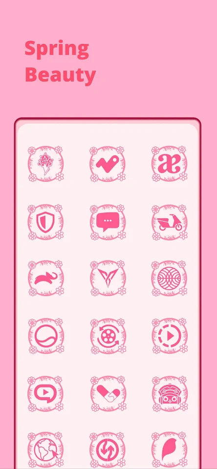 Floreal Rosa Icon Pack screenshot