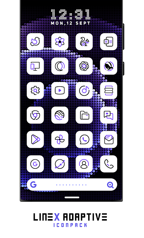 LineX Adaptive IconPack screenshot