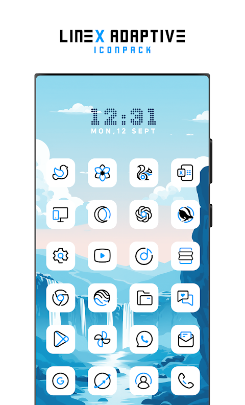 LineX Adaptive IconPack screenshot