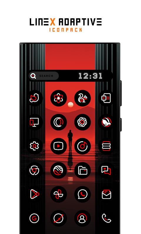 LineX Adaptive IconPack screenshot