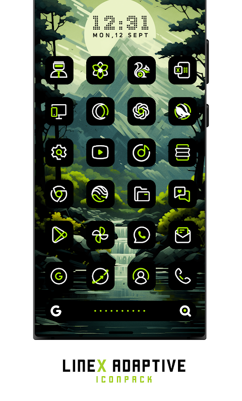 LineX Adaptive IconPack screenshot
