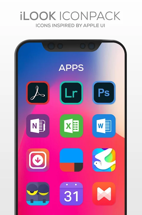 iLOOK Icon pack UX THEME screenshot