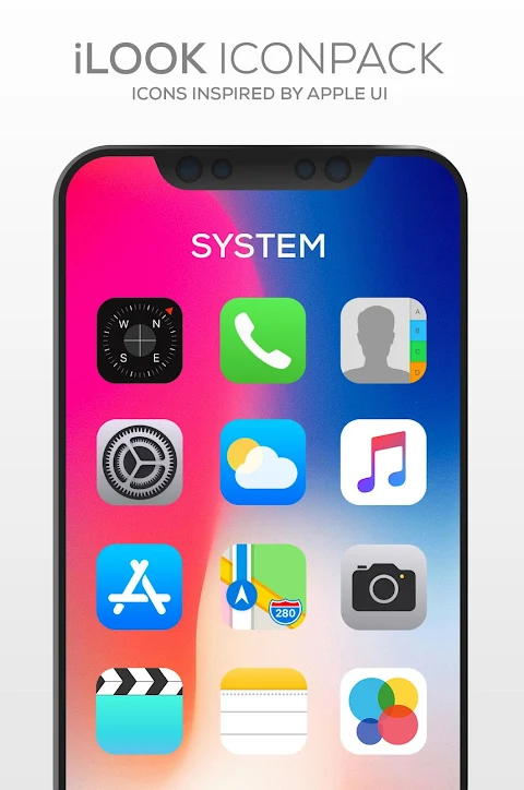iLOOK Icon pack UX THEME screenshot