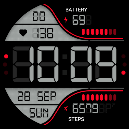 Digiwatch WatchFace screenshot