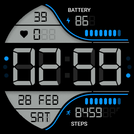 Digiwatch WatchFace screenshot