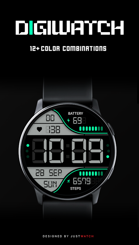 Digiwatch WatchFace screenshot