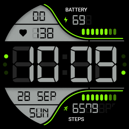 Digiwatch WatchFace screenshot