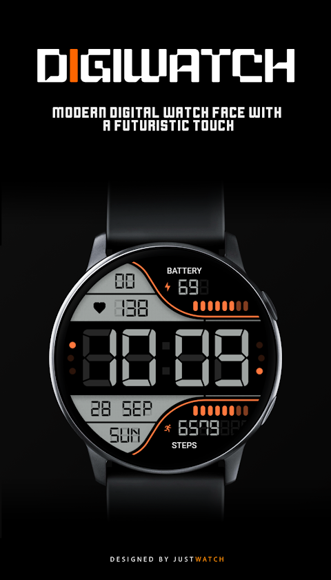 Digiwatch WatchFace screenshot