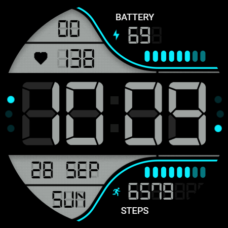 Digiwatch WatchFace screenshot