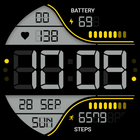 Digiwatch WatchFace screenshot