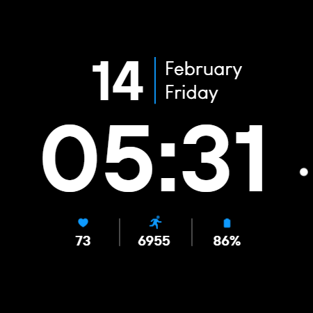 Minimal BOLD – Watch Face screenshot