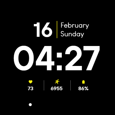 Minimal BOLD – Watch Face screenshot