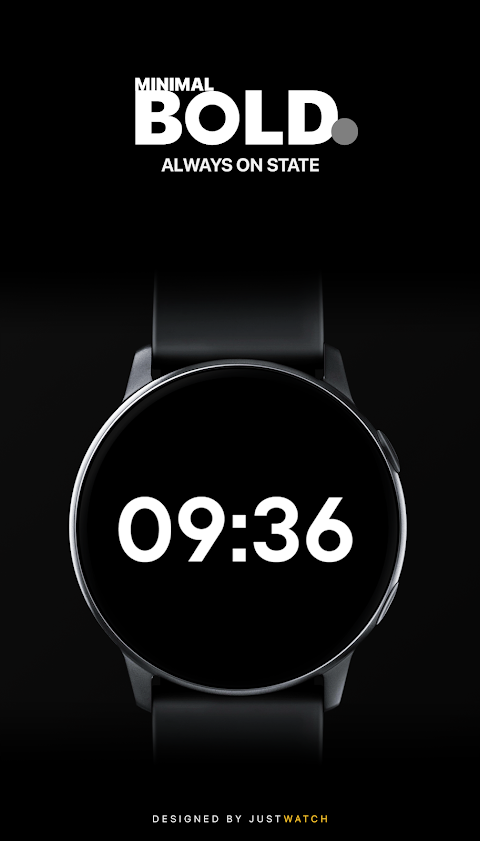 Minimal BOLD – Watch Face screenshot