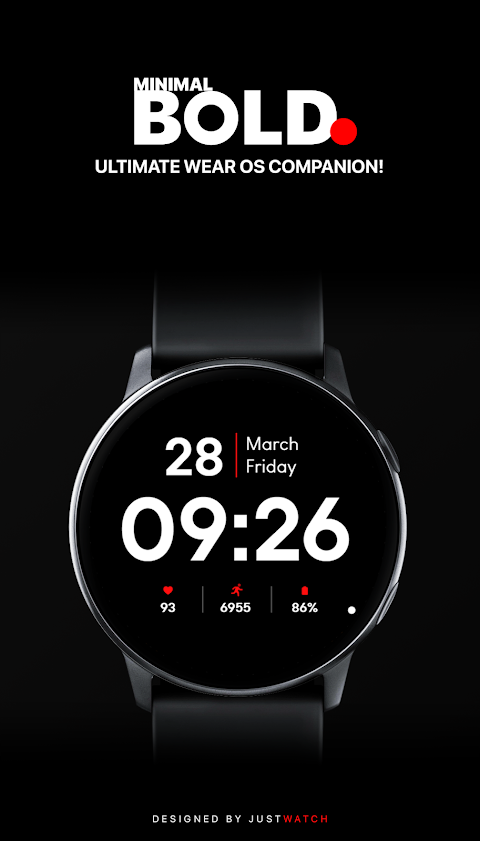 Minimal BOLD – Watch Face screenshot