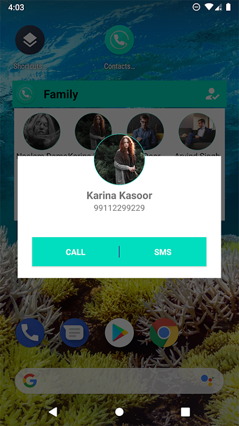 Contacts Widget – Speed Dial screenshot