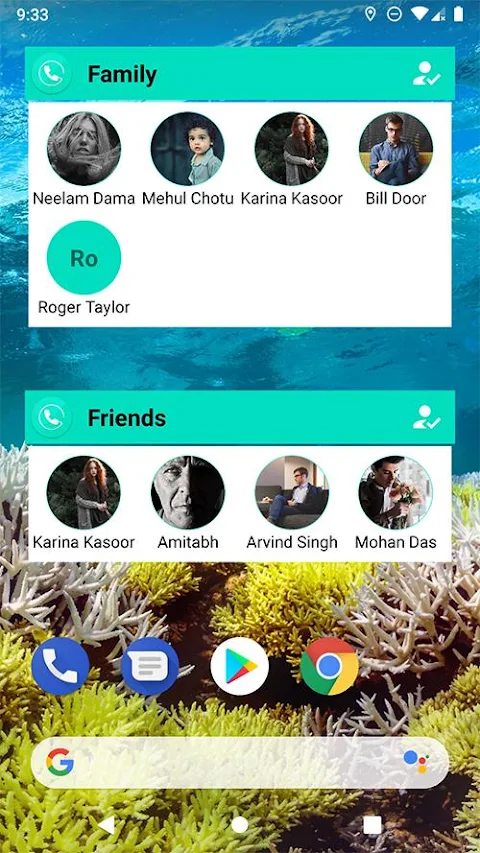 Contacts Widget – Speed Dial screenshot