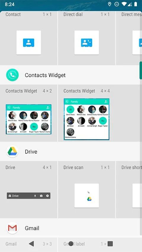 Contacts Widget – Speed Dial screenshot