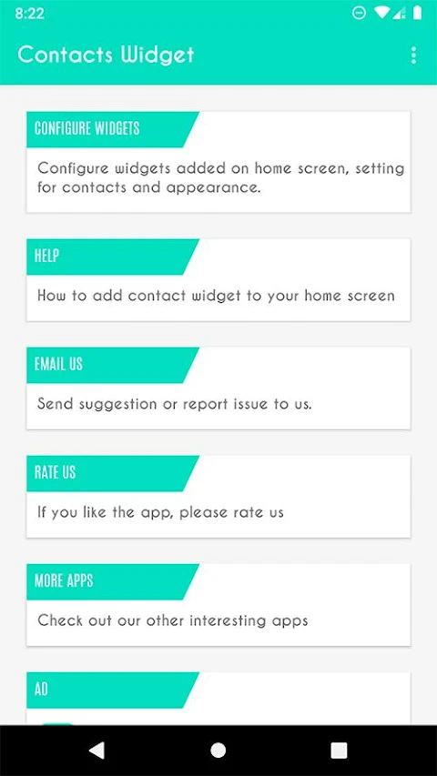 Contacts Widget – Speed Dial screenshot
