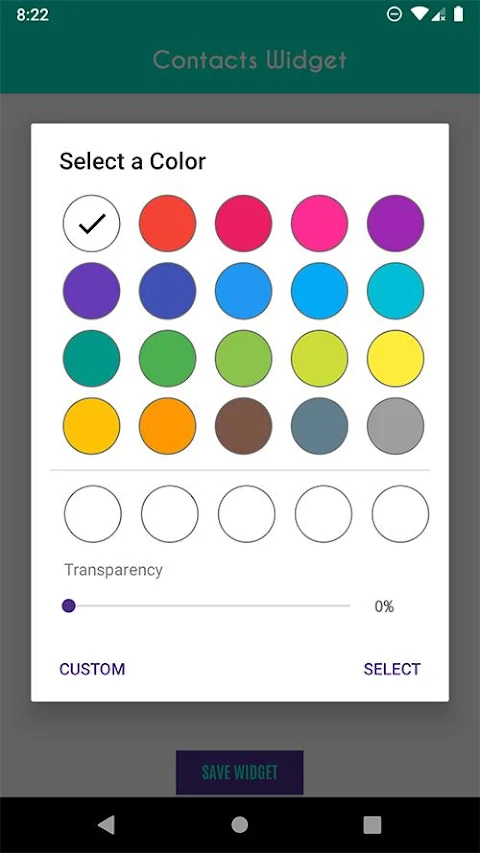 Contacts Widget – Speed Dial screenshot